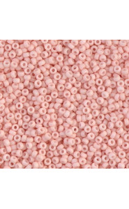 Miyuki rocailles Perlen 15/0 - Matted opaque tea rose 15-2036